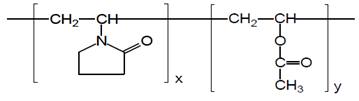 Vinyl acetate/vinylpyrollidone copolymers products